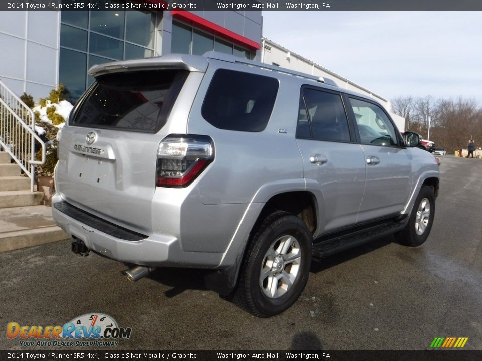 2014 Toyota 4Runner SR5 4x4 Classic Silver Metallic / Graphite Photo #15