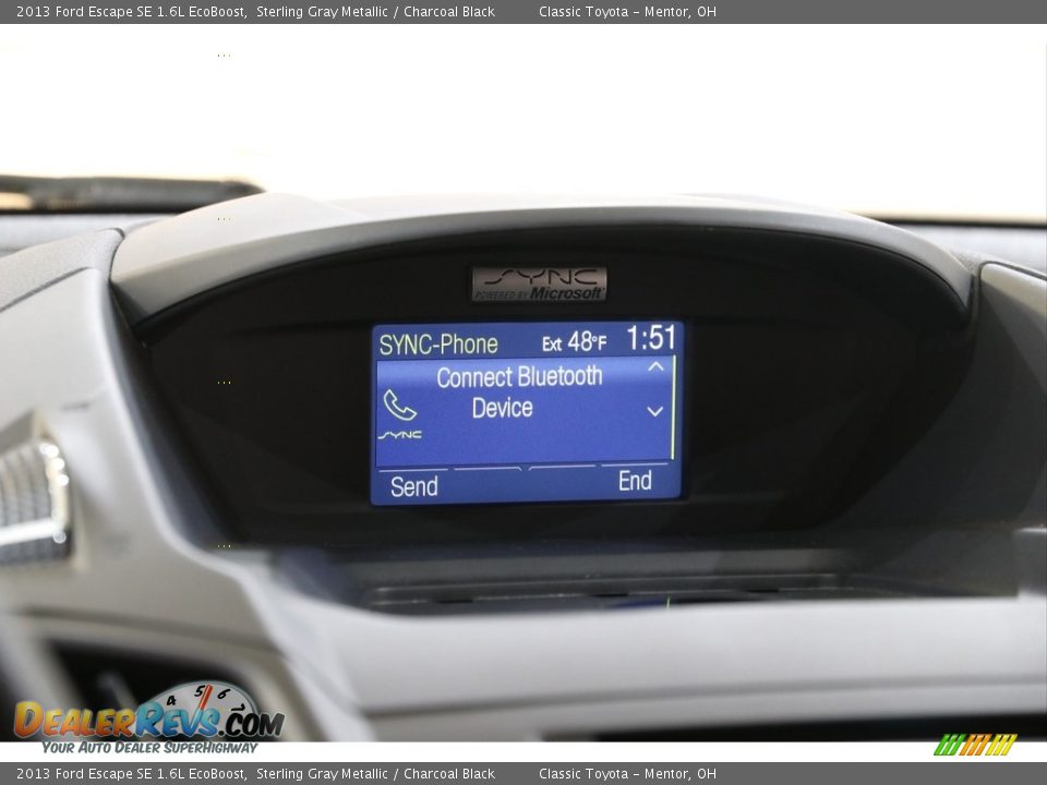 2013 Ford Escape SE 1.6L EcoBoost Sterling Gray Metallic / Charcoal Black Photo #11