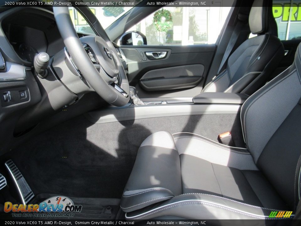 2020 Volvo XC60 T5 AWD R-Design Osmium Grey Metallic / Charcoal Photo #9