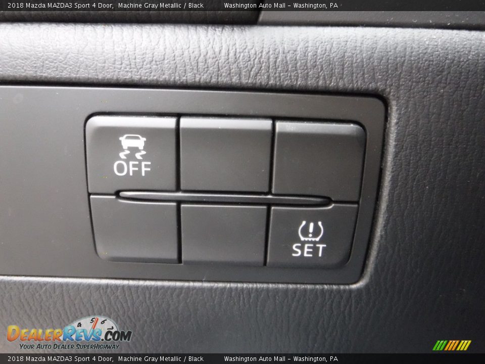 2018 Mazda MAZDA3 Sport 4 Door Machine Gray Metallic / Black Photo #22