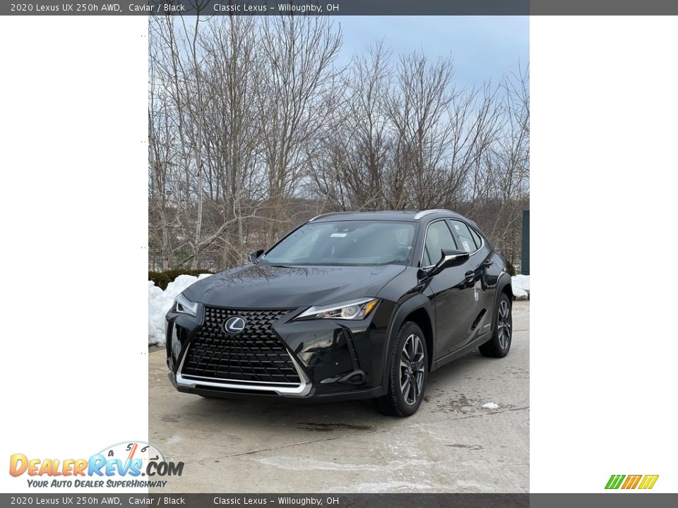 2020 Lexus UX 250h AWD Caviar / Black Photo #1