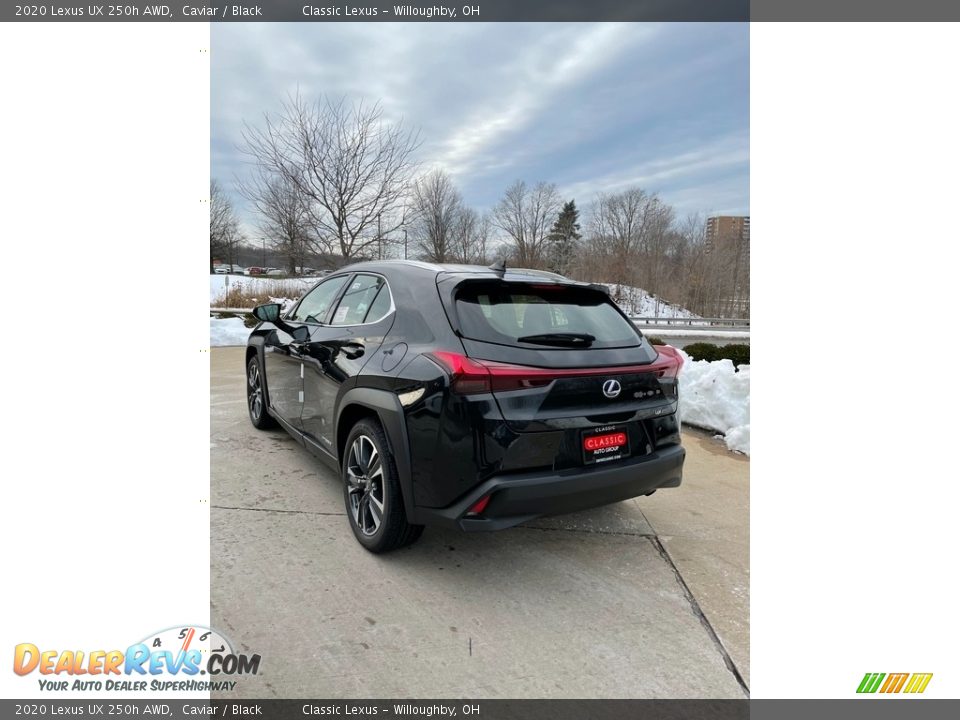 2020 Lexus UX 250h AWD Caviar / Black Photo #4