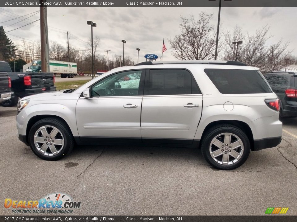 2017 GMC Acadia Limited AWD Quicksilver Metallic / Ebony Photo #5