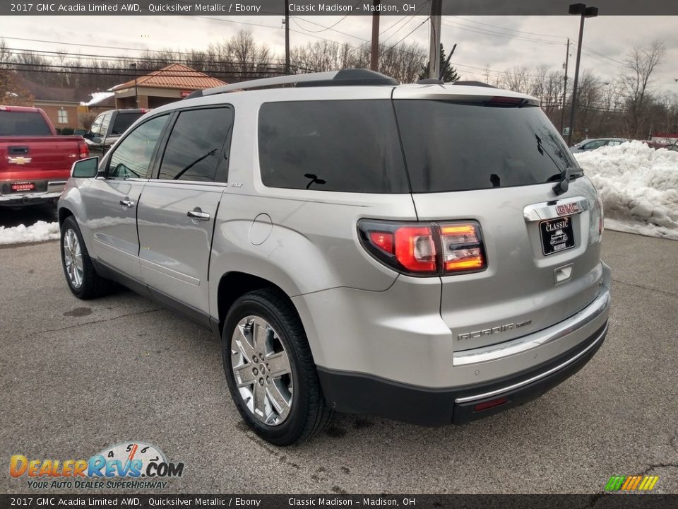 2017 GMC Acadia Limited AWD Quicksilver Metallic / Ebony Photo #6