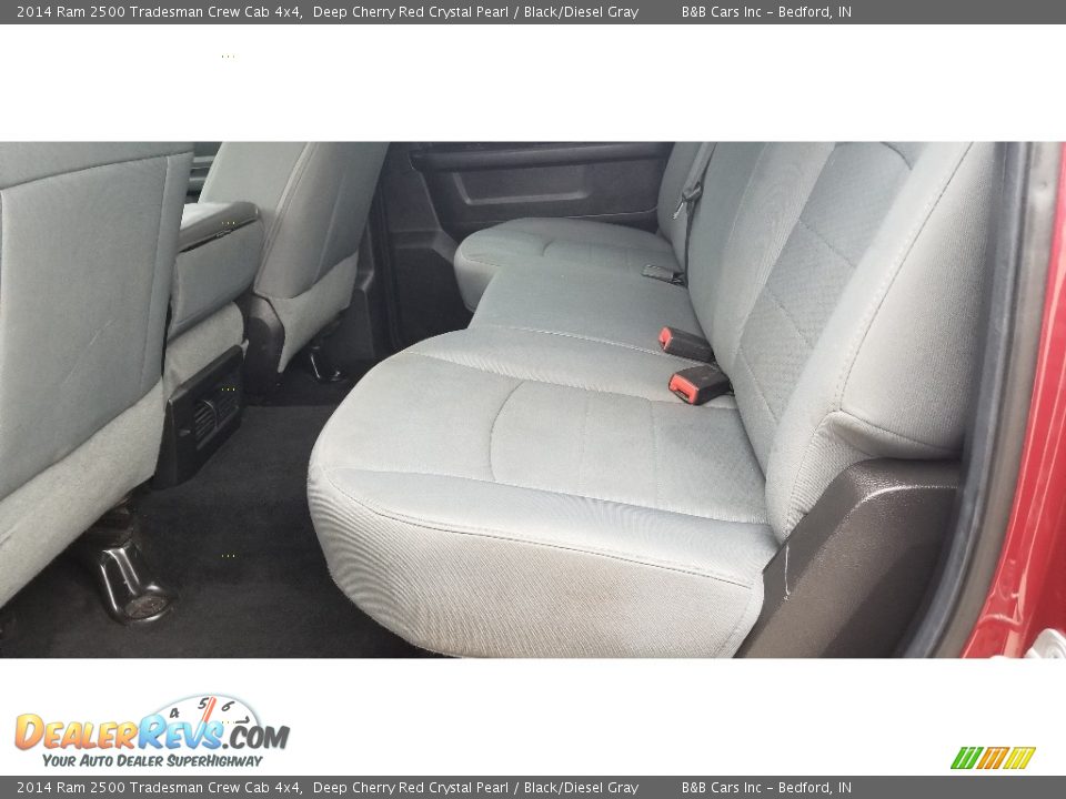 Rear Seat of 2014 Ram 2500 Tradesman Crew Cab 4x4 Photo #12