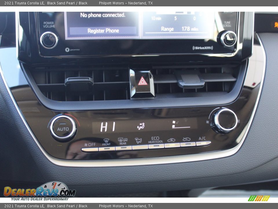 2021 Toyota Corolla LE Black Sand Pearl / Black Photo #15