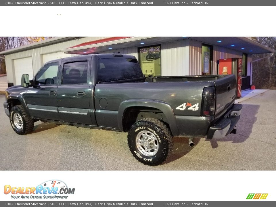 2004 Chevrolet Silverado 2500HD LS Crew Cab 4x4 Dark Gray Metallic / Dark Charcoal Photo #3