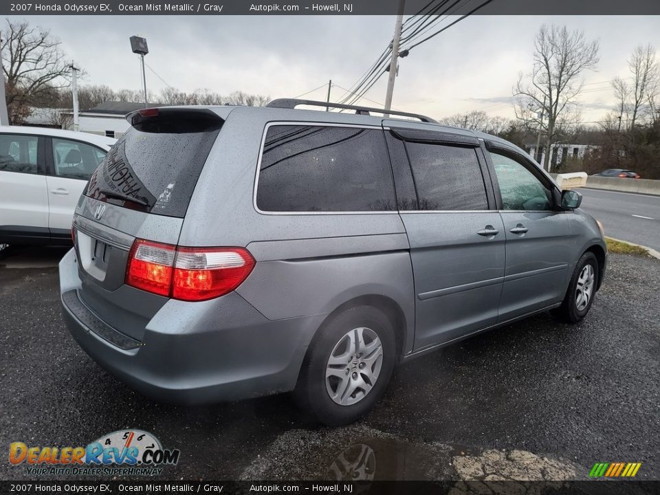 2007 Honda Odyssey EX Ocean Mist Metallic / Gray Photo #3