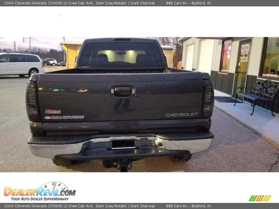 2004 Chevrolet Silverado 2500HD LS Crew Cab 4x4 Dark Gray Metallic / Dark Charcoal Photo #4