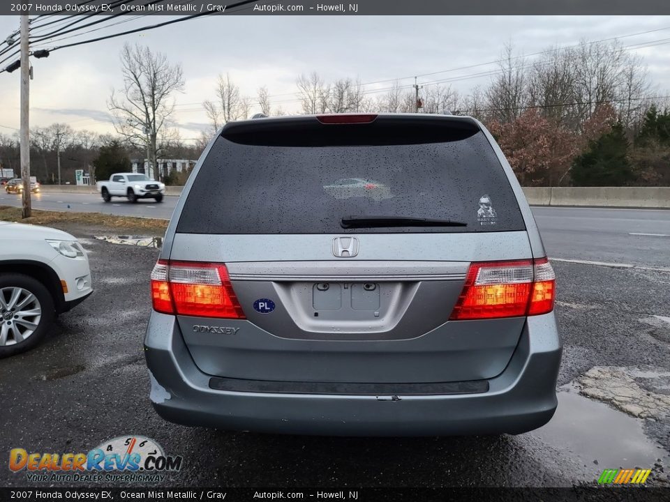 2007 Honda Odyssey EX Ocean Mist Metallic / Gray Photo #4