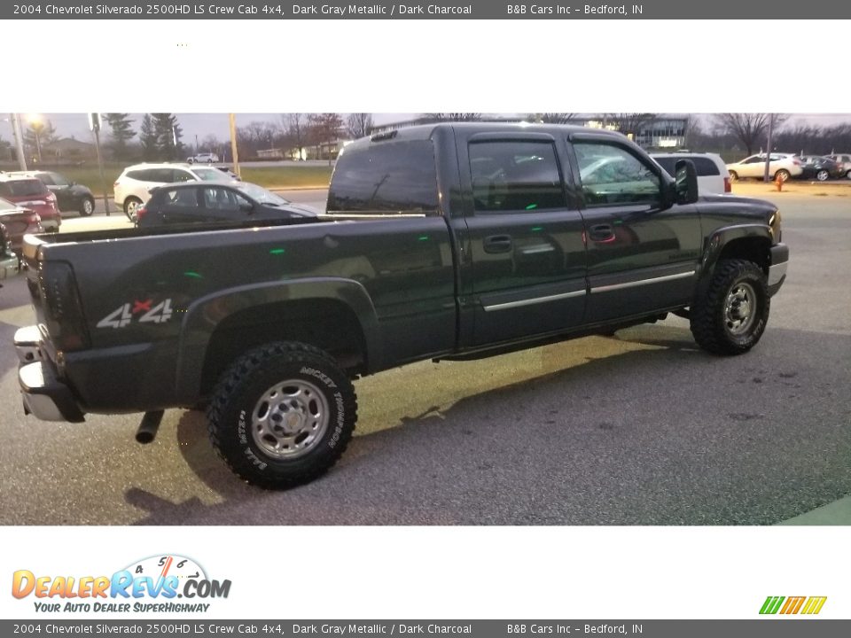 2004 Chevrolet Silverado 2500HD LS Crew Cab 4x4 Dark Gray Metallic / Dark Charcoal Photo #5