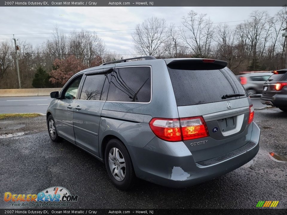 2007 Honda Odyssey EX Ocean Mist Metallic / Gray Photo #5