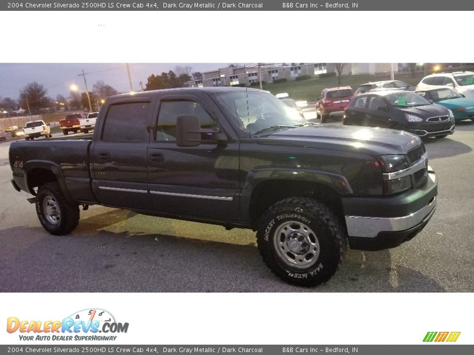 2004 Chevrolet Silverado 2500HD LS Crew Cab 4x4 Dark Gray Metallic / Dark Charcoal Photo #6