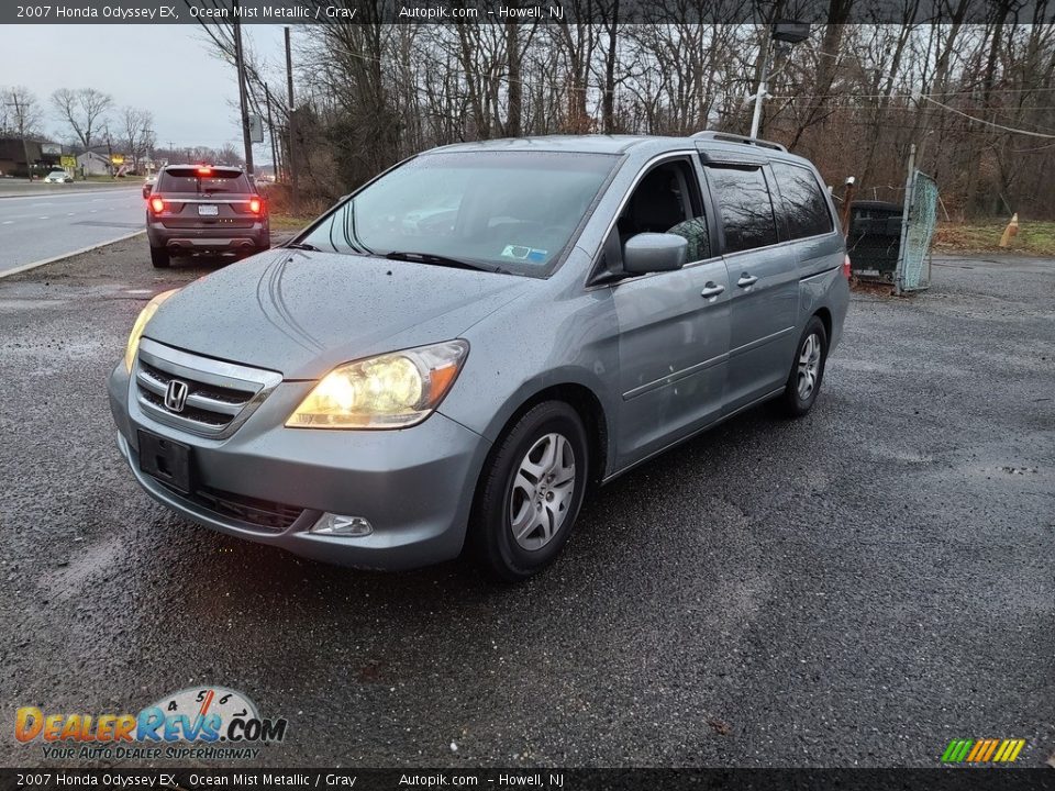 2007 Honda Odyssey EX Ocean Mist Metallic / Gray Photo #6