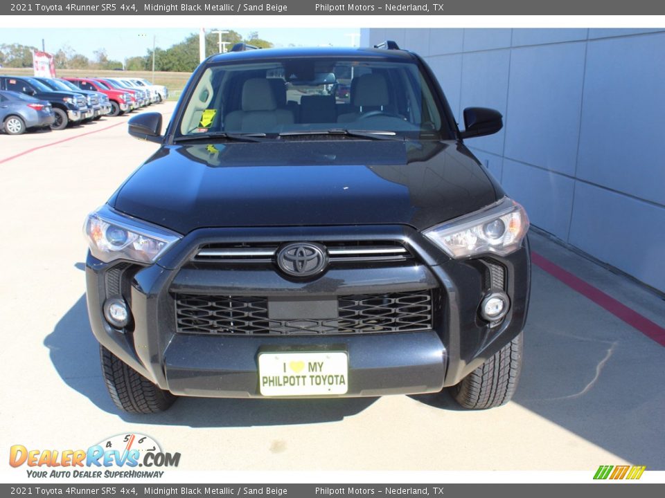 2021 Toyota 4Runner SR5 4x4 Midnight Black Metallic / Sand Beige Photo #3