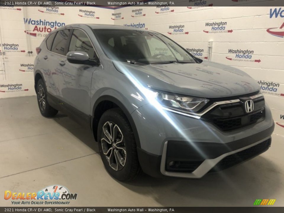 2021 Honda CR-V EX AWD Sonic Gray Pearl / Black Photo #2