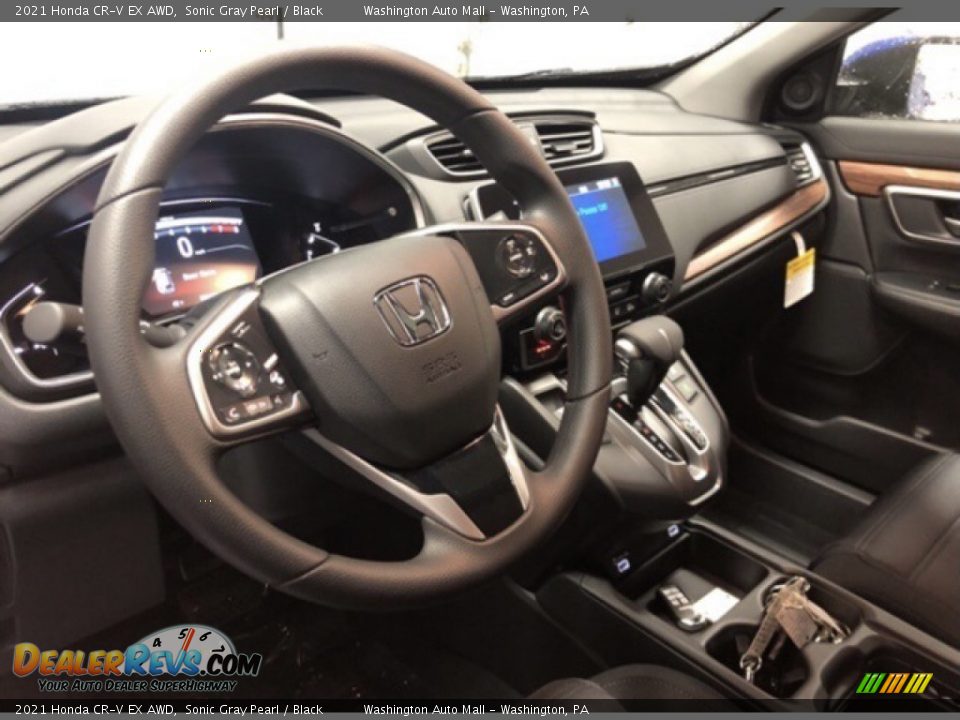 2021 Honda CR-V EX AWD Sonic Gray Pearl / Black Photo #6