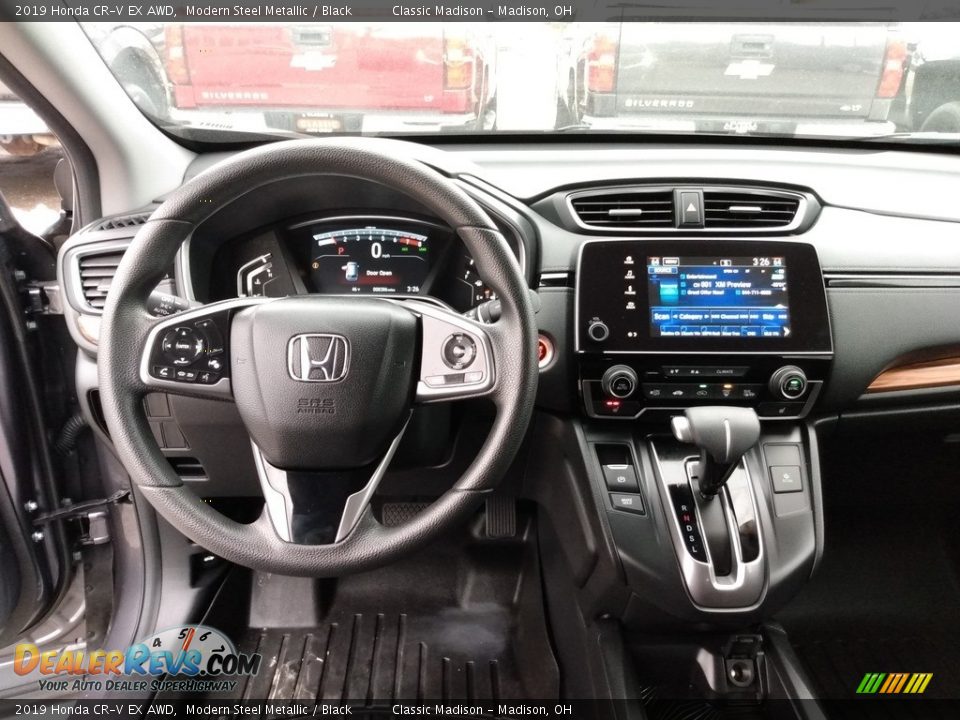 2019 Honda CR-V EX AWD Modern Steel Metallic / Black Photo #3