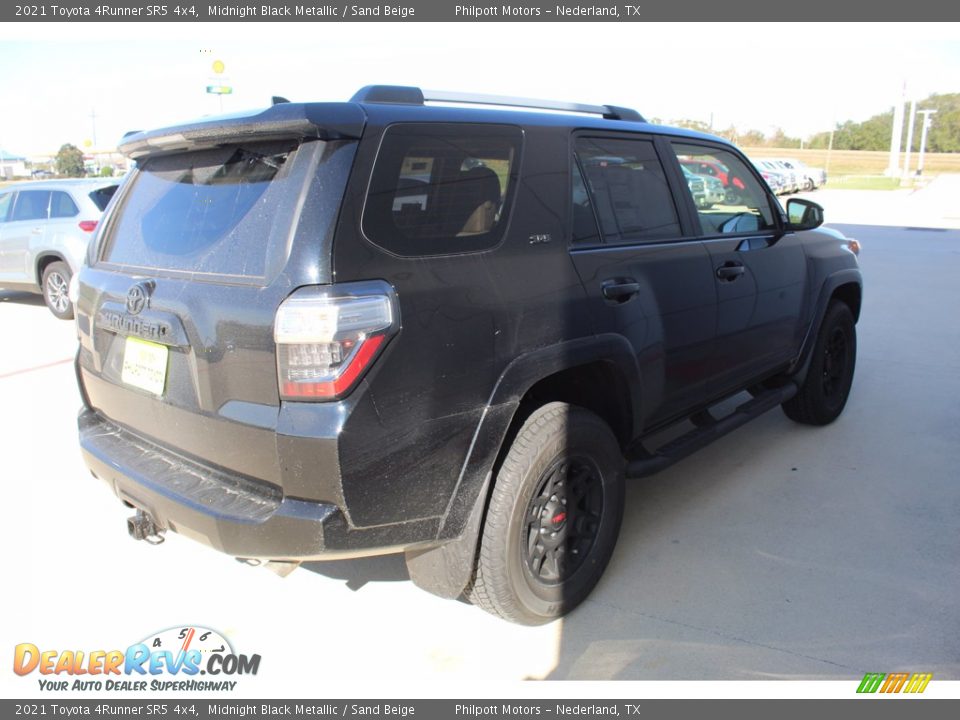 2021 Toyota 4Runner SR5 4x4 Midnight Black Metallic / Sand Beige Photo #7