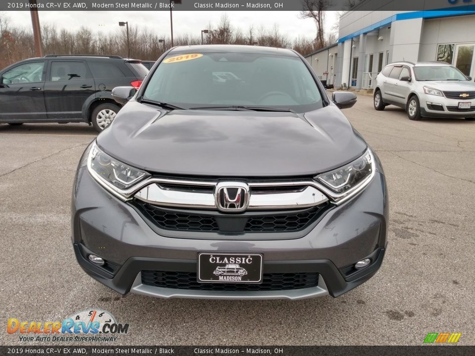 2019 Honda CR-V EX AWD Modern Steel Metallic / Black Photo #4