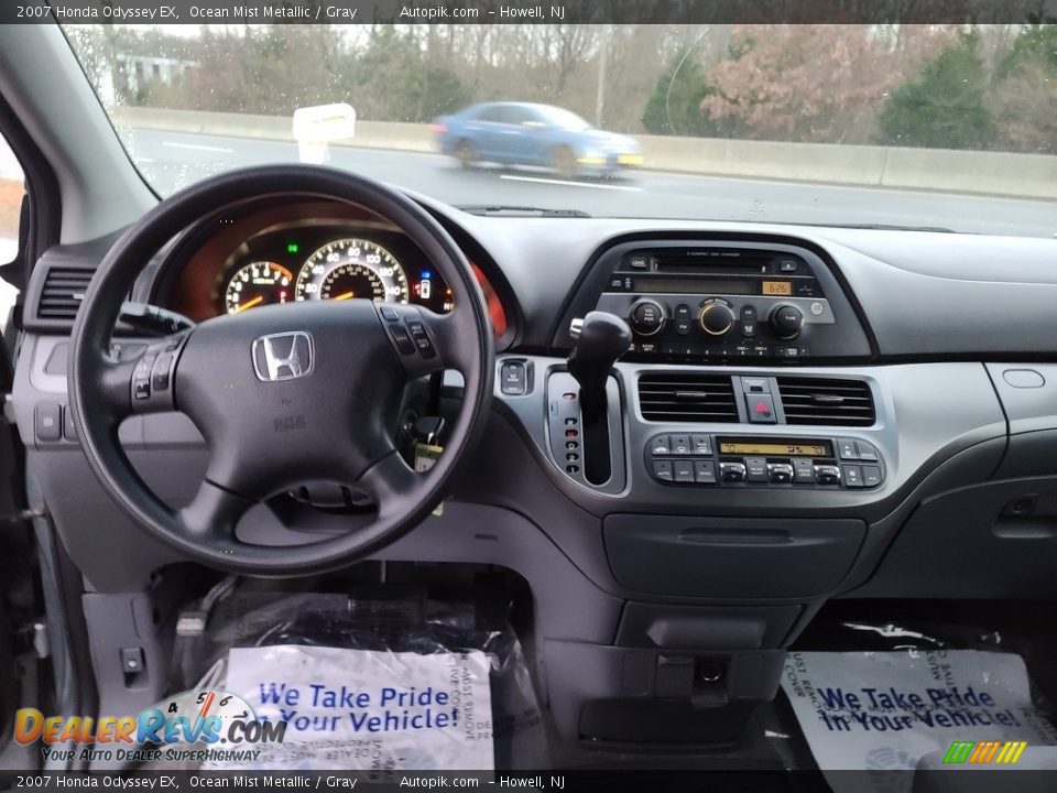 2007 Honda Odyssey EX Ocean Mist Metallic / Gray Photo #11