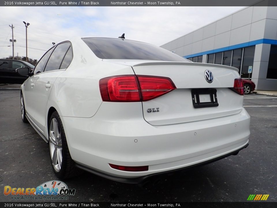 2016 Volkswagen Jetta GLI SEL Pure White / Titan Black Photo #5