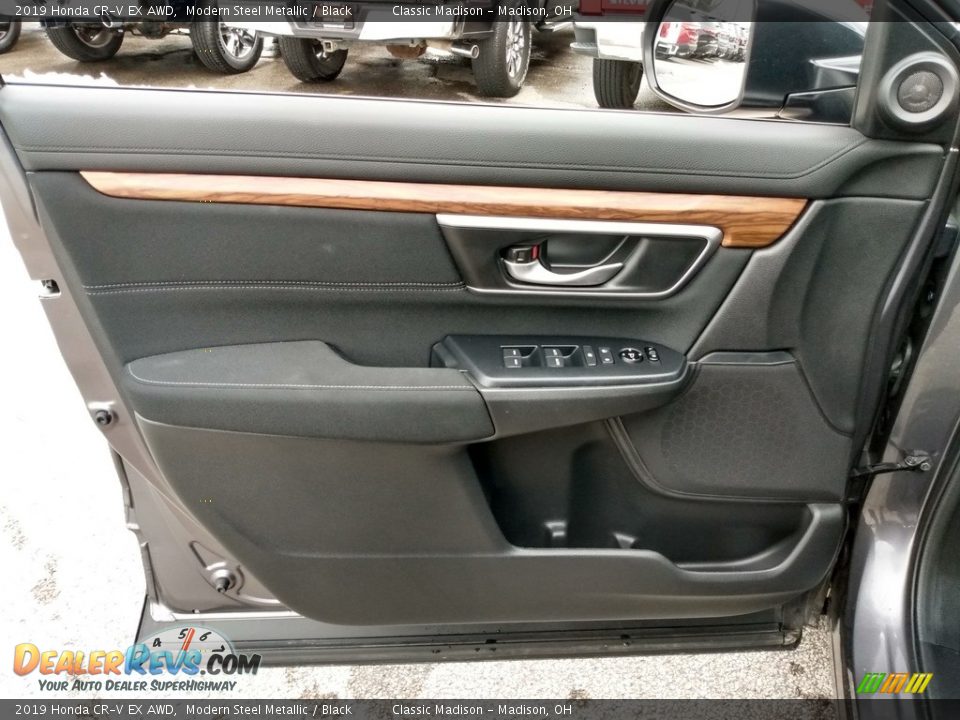 2019 Honda CR-V EX AWD Modern Steel Metallic / Black Photo #9