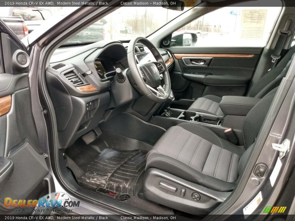 2019 Honda CR-V EX AWD Modern Steel Metallic / Black Photo #10