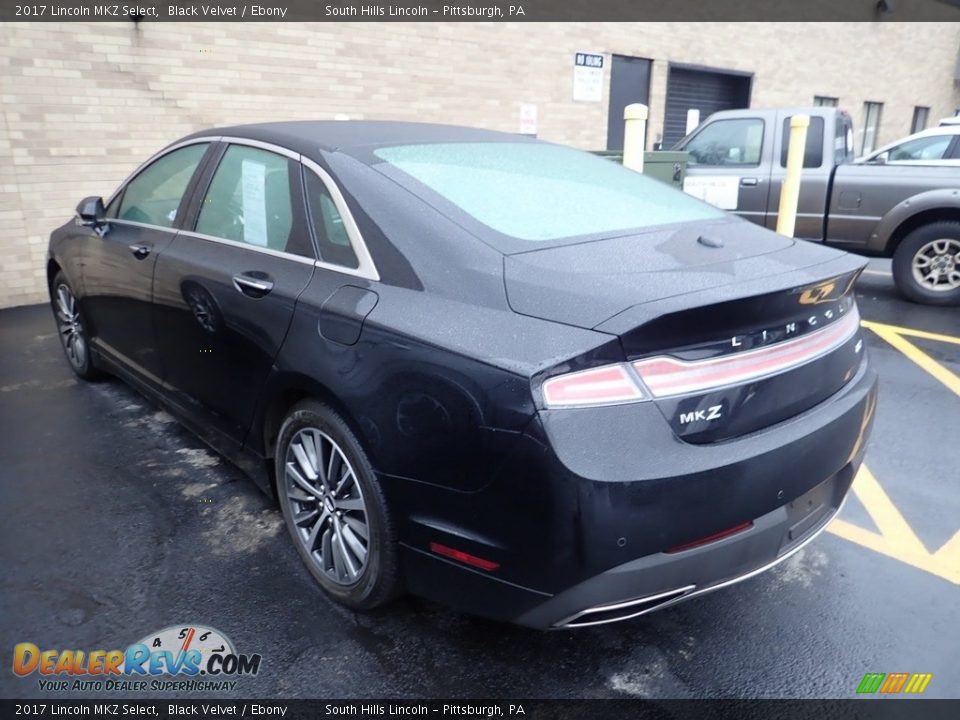 2017 Lincoln MKZ Select Black Velvet / Ebony Photo #2