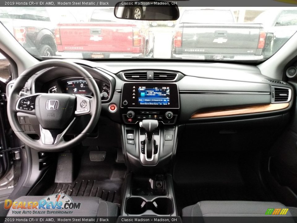 2019 Honda CR-V EX AWD Modern Steel Metallic / Black Photo #12