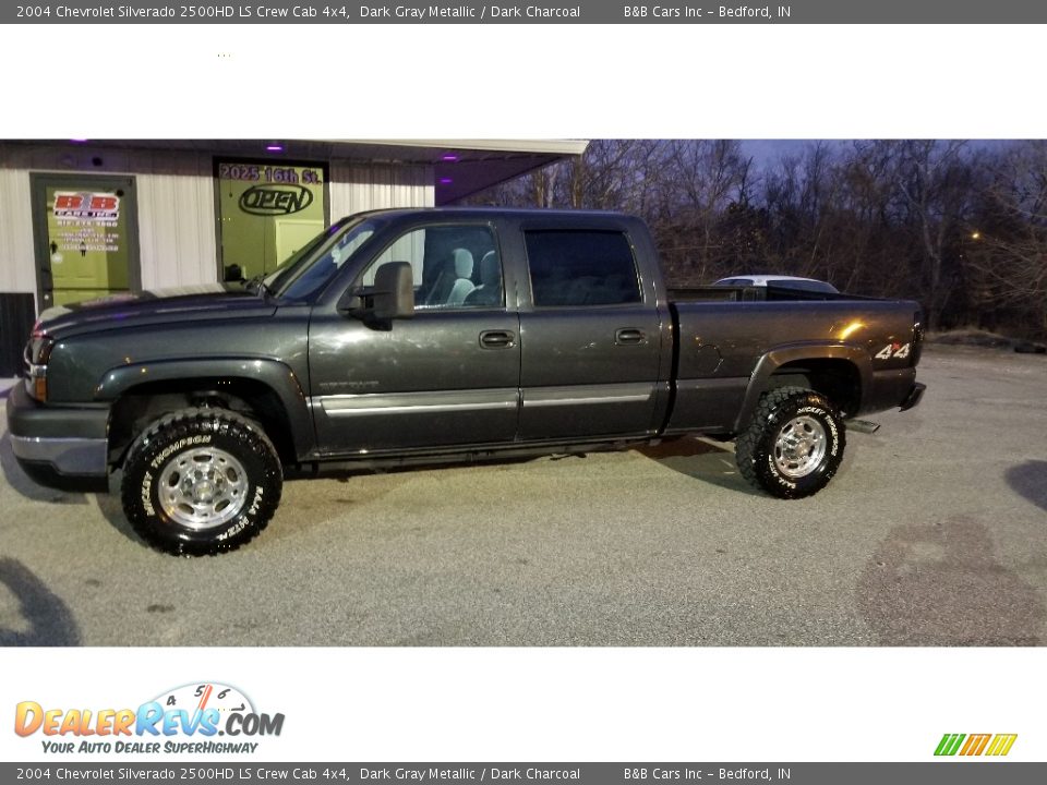 2004 Chevrolet Silverado 2500HD LS Crew Cab 4x4 Dark Gray Metallic / Dark Charcoal Photo #21