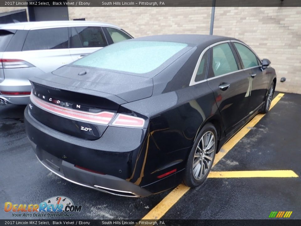 2017 Lincoln MKZ Select Black Velvet / Ebony Photo #4