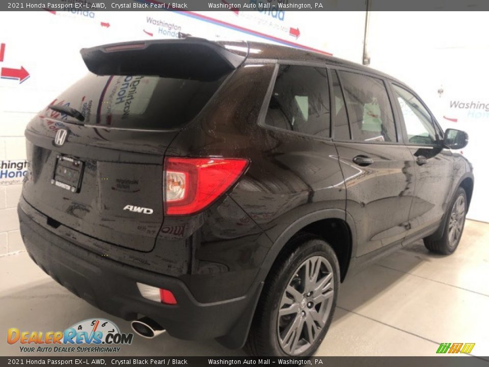 2021 Honda Passport EX-L AWD Crystal Black Pearl / Black Photo #4