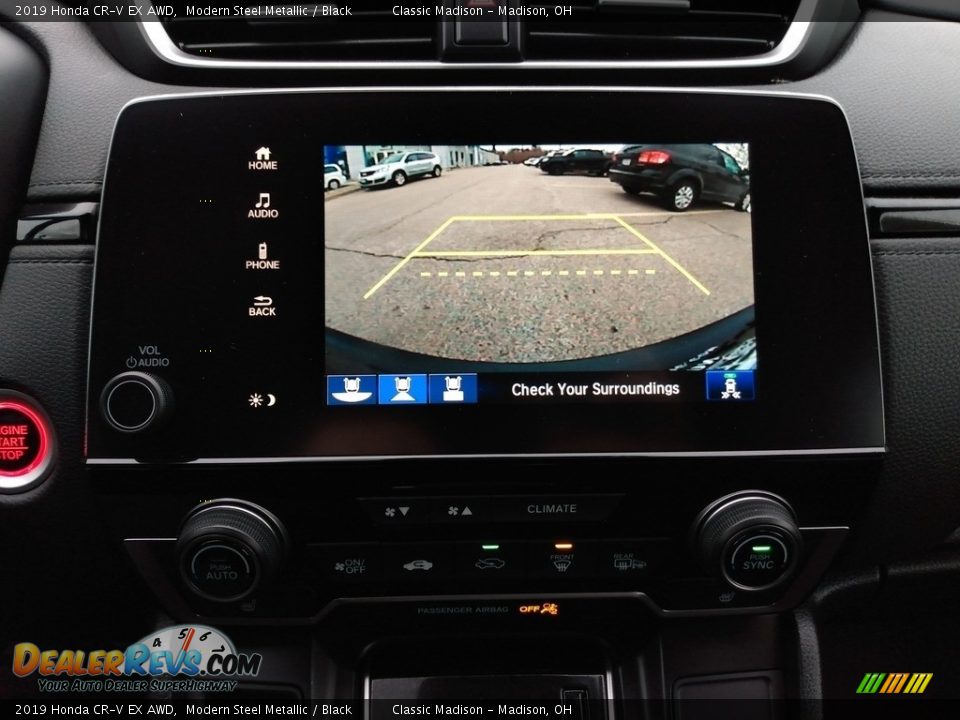 2019 Honda CR-V EX AWD Modern Steel Metallic / Black Photo #14