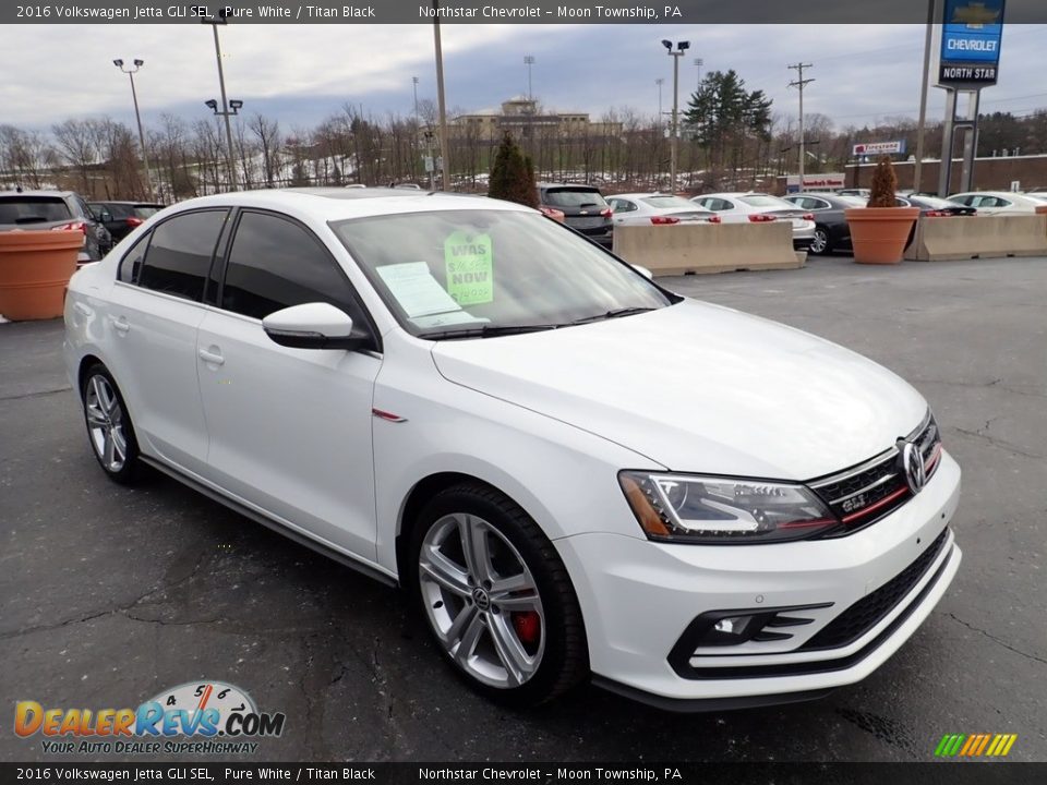 Pure White 2016 Volkswagen Jetta GLI SEL Photo #11