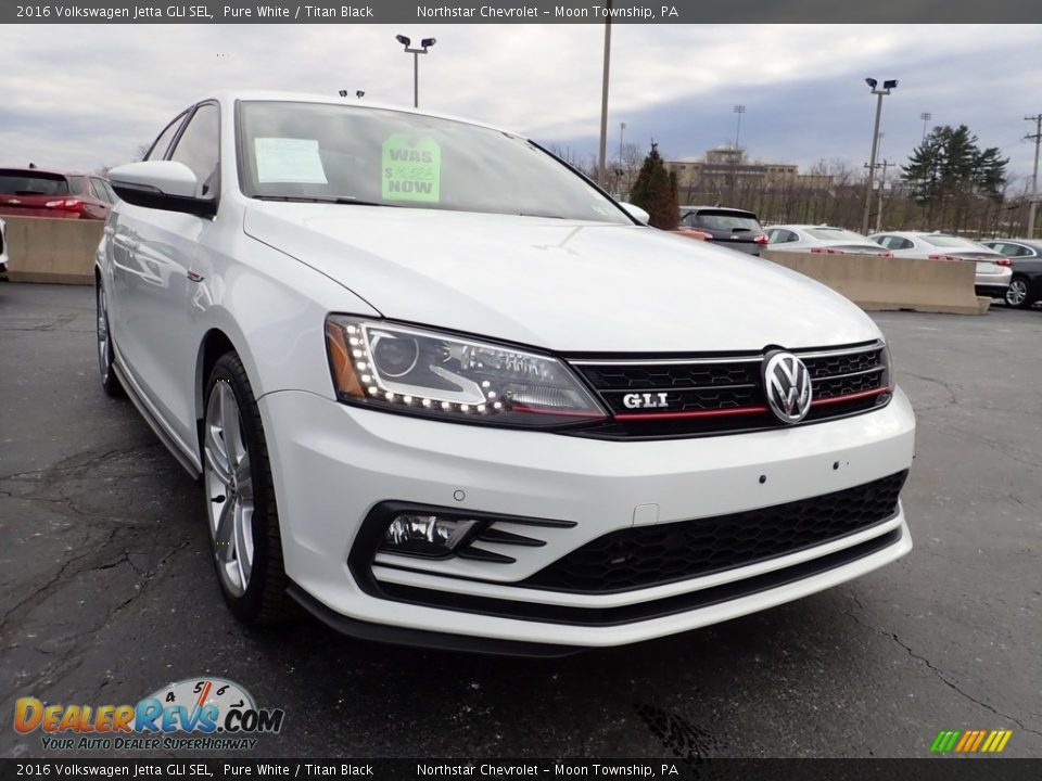 Pure White 2016 Volkswagen Jetta GLI SEL Photo #12