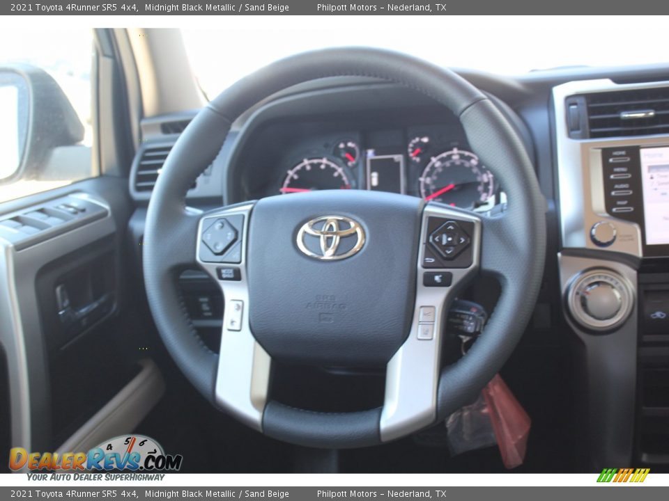 2021 Toyota 4Runner SR5 4x4 Midnight Black Metallic / Sand Beige Photo #20