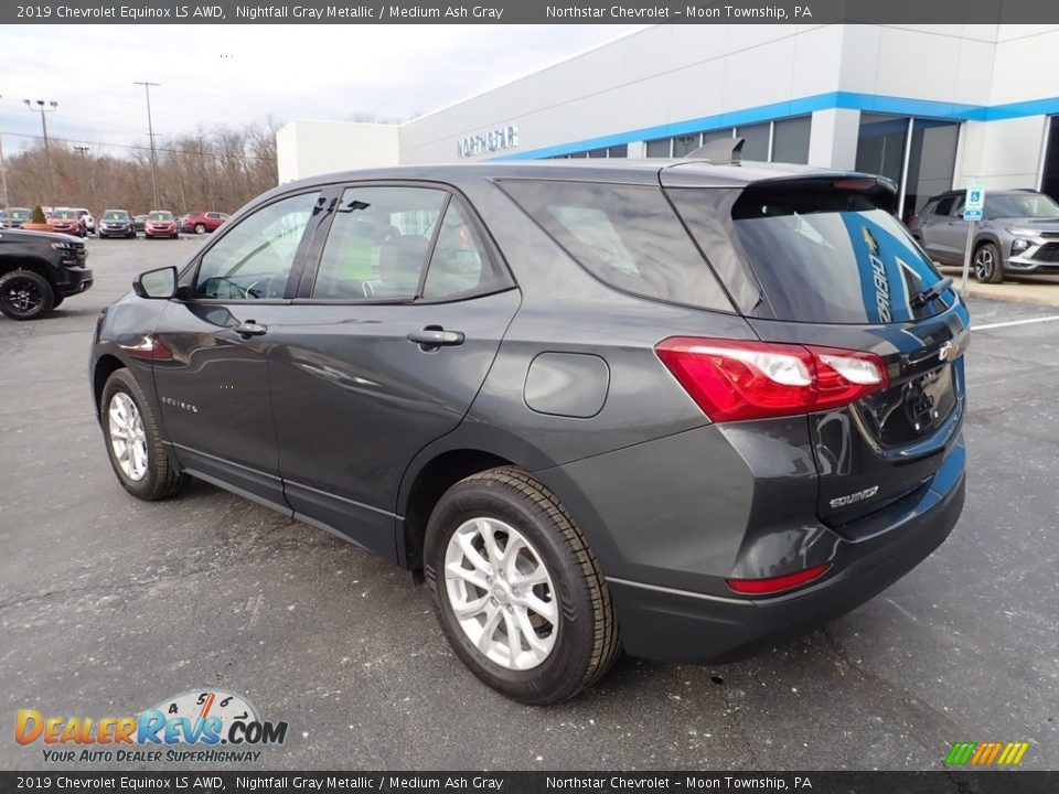 2019 Chevrolet Equinox LS AWD Nightfall Gray Metallic / Medium Ash Gray Photo #4