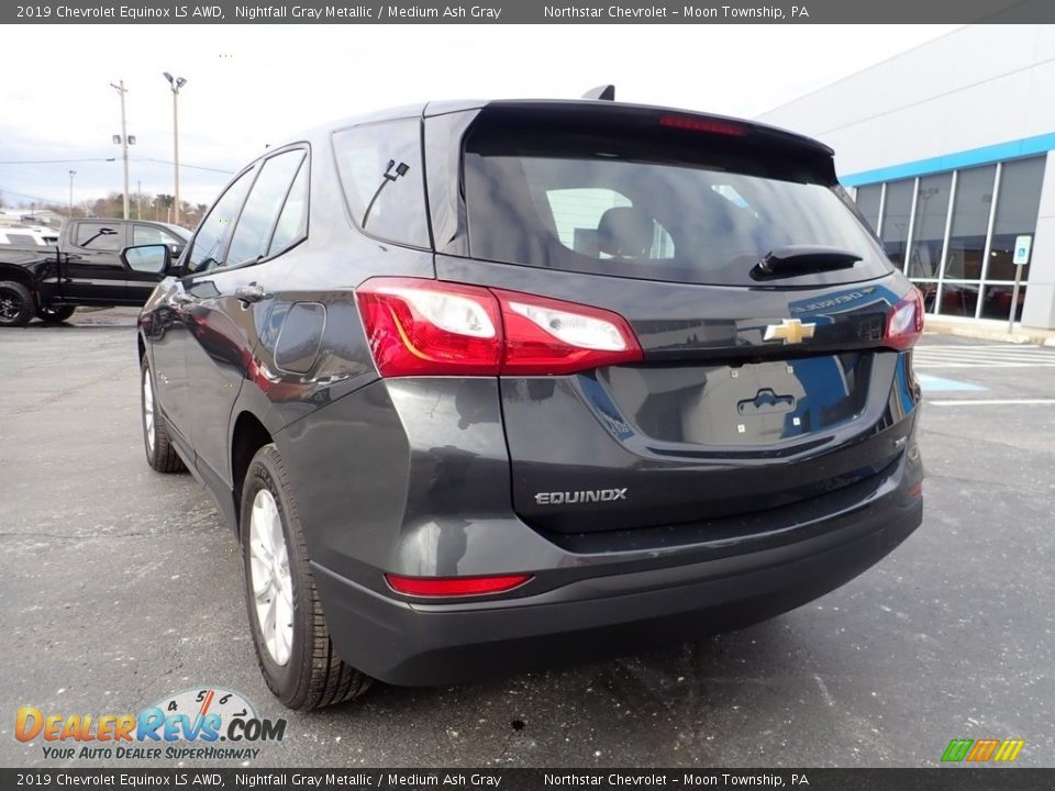 2019 Chevrolet Equinox LS AWD Nightfall Gray Metallic / Medium Ash Gray Photo #5