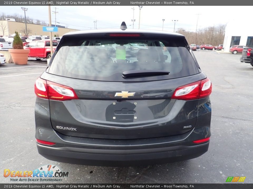 2019 Chevrolet Equinox LS AWD Nightfall Gray Metallic / Medium Ash Gray Photo #6