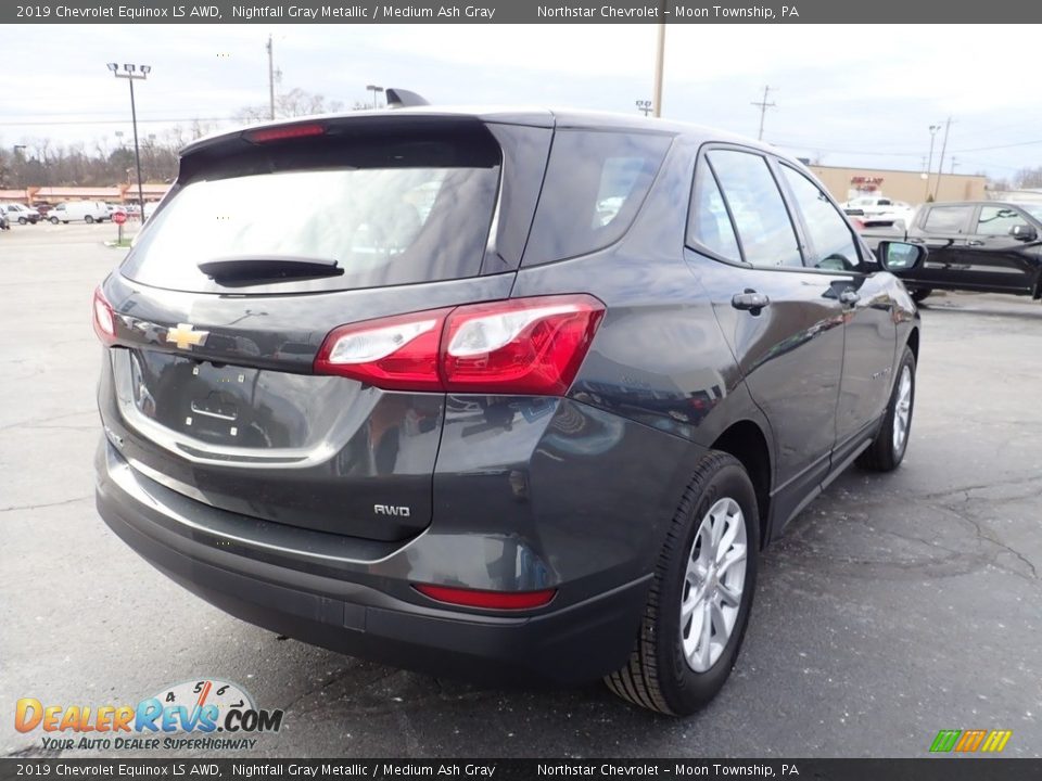 2019 Chevrolet Equinox LS AWD Nightfall Gray Metallic / Medium Ash Gray Photo #8