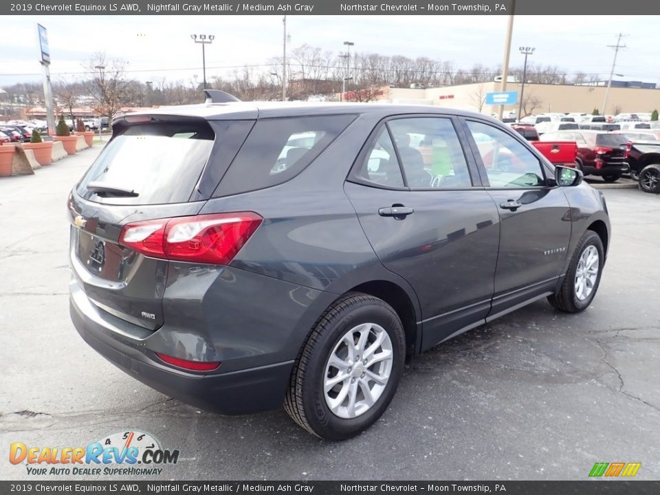 2019 Chevrolet Equinox LS AWD Nightfall Gray Metallic / Medium Ash Gray Photo #9