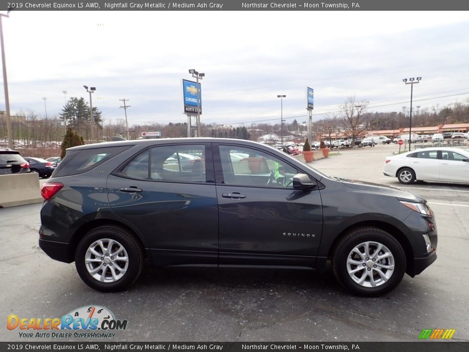 2019 Chevrolet Equinox LS AWD Nightfall Gray Metallic / Medium Ash Gray Photo #10