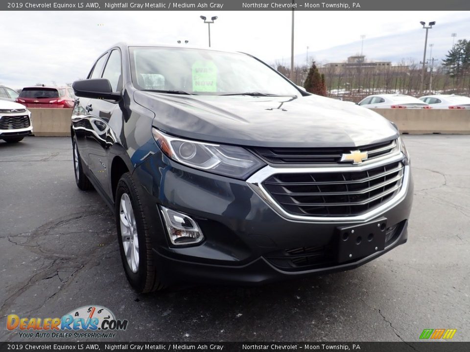 2019 Chevrolet Equinox LS AWD Nightfall Gray Metallic / Medium Ash Gray Photo #12