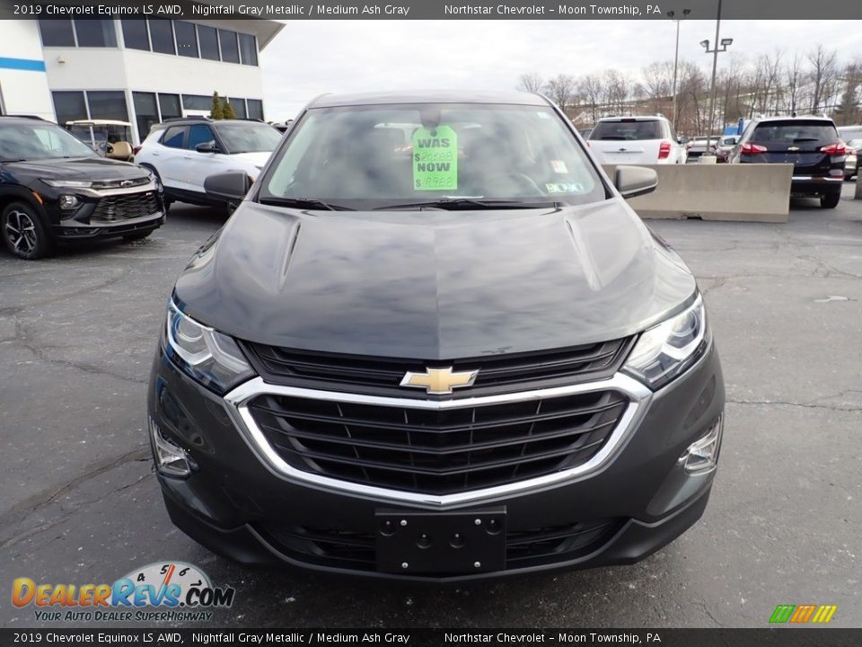 2019 Chevrolet Equinox LS AWD Nightfall Gray Metallic / Medium Ash Gray Photo #13