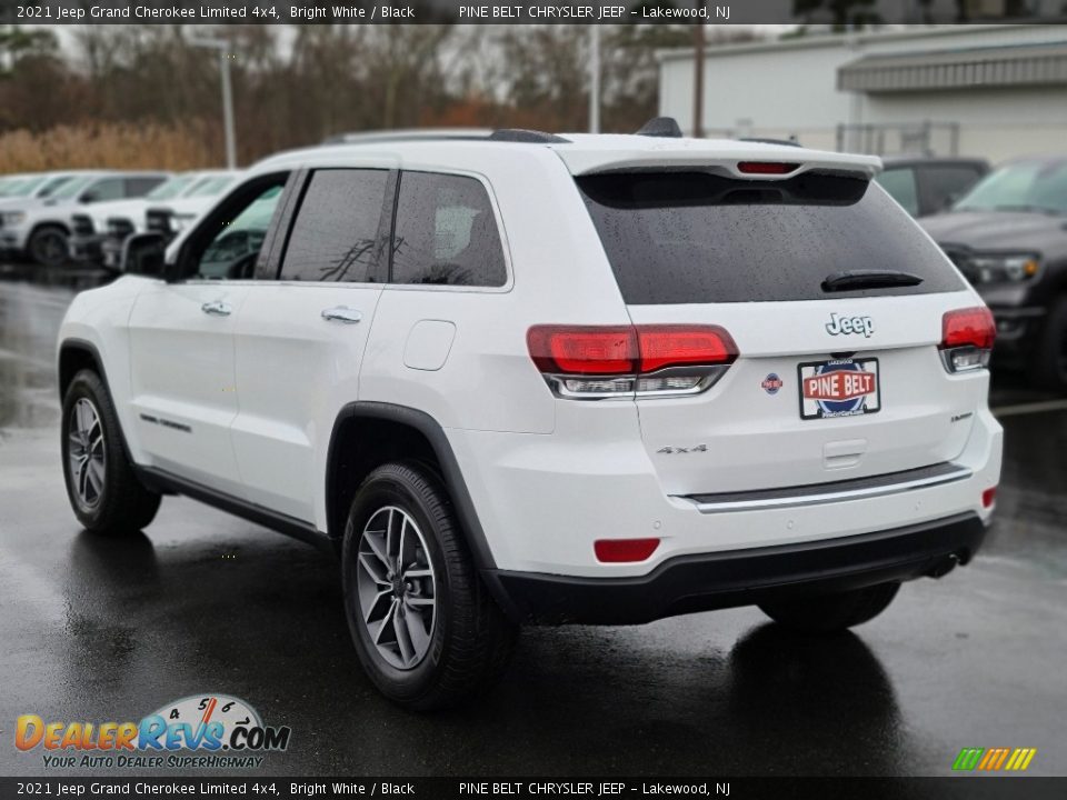 2021 Jeep Grand Cherokee Limited 4x4 Bright White / Black Photo #6