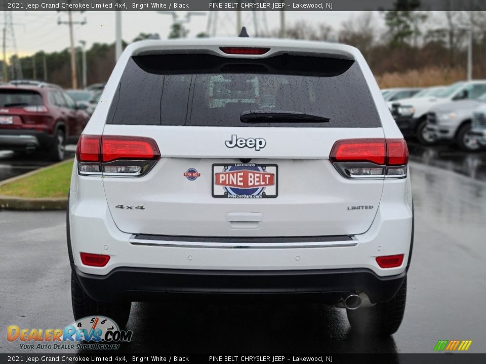 2021 Jeep Grand Cherokee Limited 4x4 Bright White / Black Photo #7