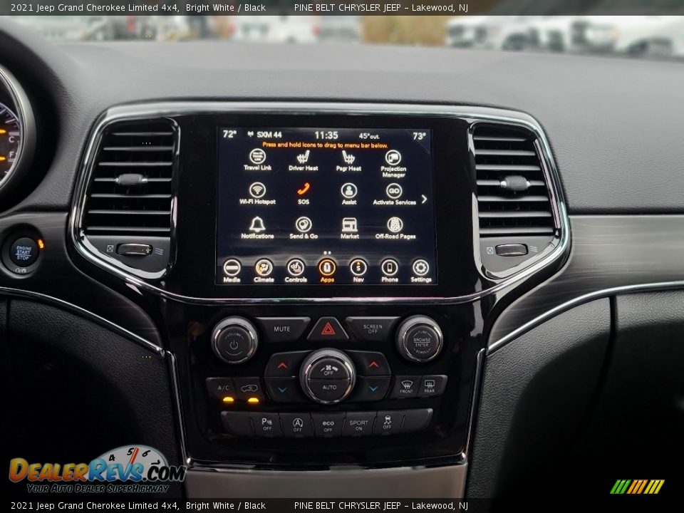2021 Jeep Grand Cherokee Limited 4x4 Bright White / Black Photo #10