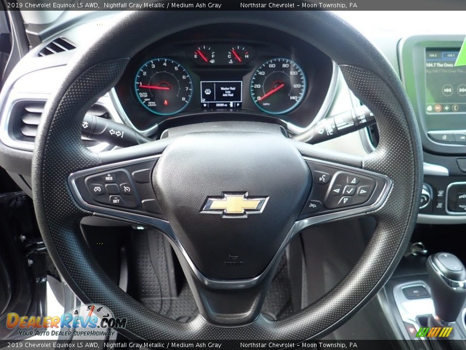 2019 Chevrolet Equinox LS AWD Nightfall Gray Metallic / Medium Ash Gray Photo #26