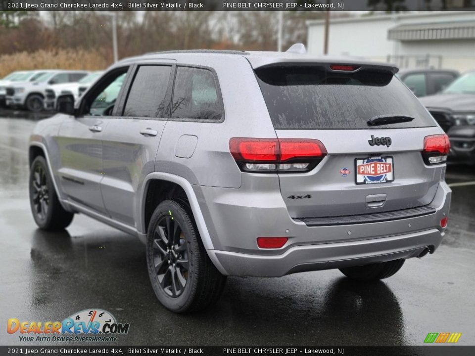 2021 Jeep Grand Cherokee Laredo 4x4 Billet Silver Metallic / Black Photo #6